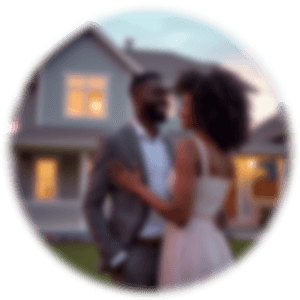 Family with New Home